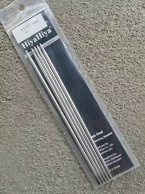 HiyaHiya 6  Stainless Steel Double Pointed Knitting Needles Set Of 5 US 2.5/ 3mm • $6.29