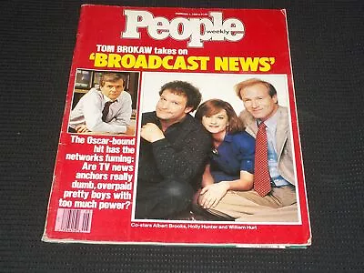 1988 February 1 People Magazine - Tom Brokaw & Broadcast News Cover - L 10774 • $39.99