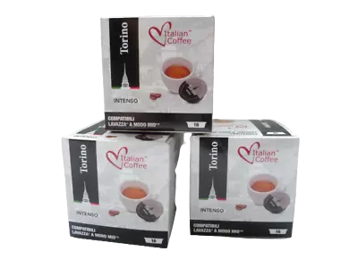 Lavazza A Modo Mio Compatible Capsules - Torino Intenso Triple Pack (48 Pods) • £15.99