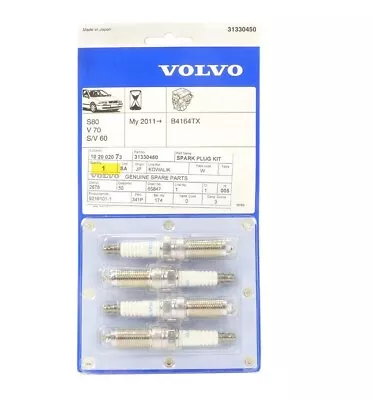 VOLVO S80 MK2 Spark Plug Kit Genuine 31330450 • $56.99