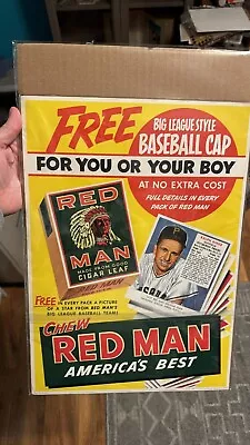 1952/53 Red Man Ralph Kiner Poster ORIGINAL • $75