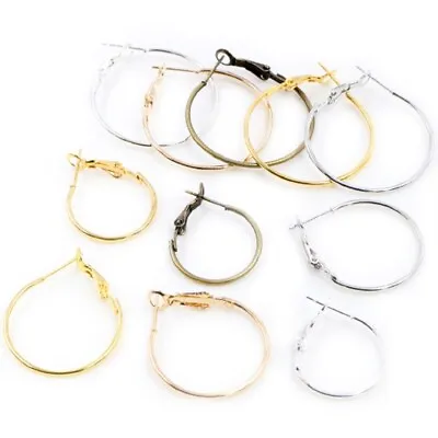 3 Sizes Leverback Earrings Hooks Blanks Clasps Wire Jewellery Findings Fittings • £1.89