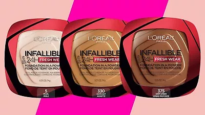 Loreal Infallible 24H Fresh Wear Foundation In A Powder ~Please Choose Shade~ • £6.99