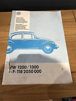 Original Vw Volkswagen Genuine Parts 1200 / 1300  F - 1182050000 1993 Catalogue • $37.88