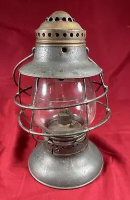 Early C.S.S. And A.L. Baron Brasstop Bellbottom Lantern • $200