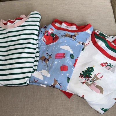 £20 • Buy Boden Christmas Pyjamas Set Of 3 Age 9