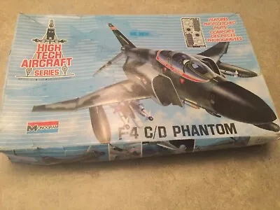 Monogram 1/48 F-4 C/D Phantom  High Tech Aircraft Series  #5831 Model Kit • $21