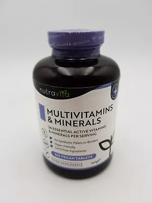 Multivitamins & Minerals 365 Vegan Multivitamin Tablets 1 Year Supply. • £14