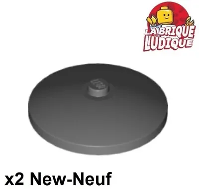 Lego - 2x Dish Disc Radar 4x4 Dark Grey/Dark Bluish Gray 3960 New • $2.61