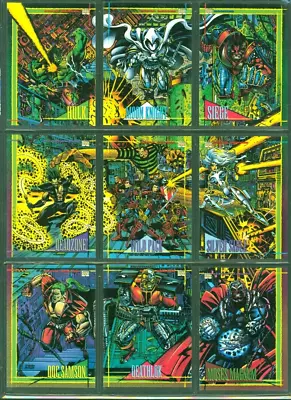 1993 SKYBOX MARVEL TRADING CARDS 1-180 TCG COMPLETE BASE SET In Binder • $59.99