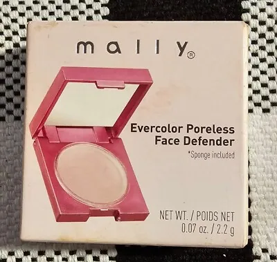 Mally Evercolor Poreless Face Defender Sponge Travl Size .07 Oz 2.2 G New In Box • $15.99