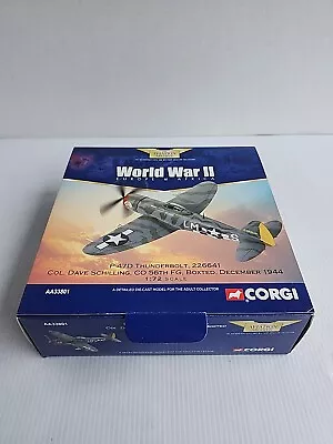 CORGI AVIATION ARCHIVE Republic P-47D THUNDERBOLT 56th FG DAVE SCHILLING AA33801 • $29.99