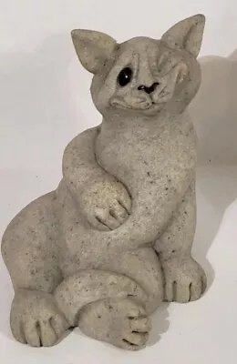  Quarry Critters  CARLA  Cat Figurine Second Nature Design 2000 • $14.99