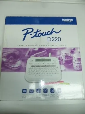 Brother  PT D220 P-touch LABEL MAKER 🔥 BEST  PRICE 🔥  USES BATTERIES OR AC NEW • $28.39