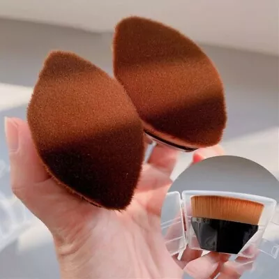 Foundation Makeup Brush Flat Top Kabuki Hexagon Face Blush Liquid Powder Tool • $4.66