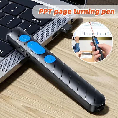 Wireless USB Powerpoint Presentation PPT Flip Pen Laser Pointer Clicker UK • £10.50