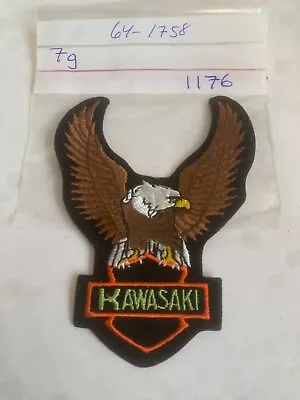 New Old Stock Vintage American Eagle Kawasaki Patch Emblem - 4.3 Inches • $10