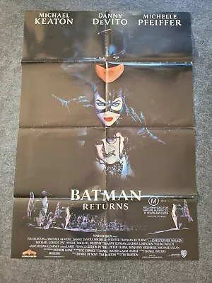 Batman Returns One-Sheet Poster • $75