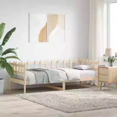 Gecheer Day Bed Frame Sofa Bed Guest Daybed Wooden Bed Frame Multifuctional S6B9 • £139.72