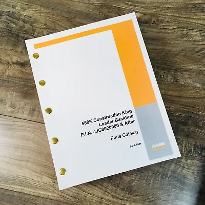 $56.97 • Buy Case 580K Phase Iii Tractor Loader Backhoe Parts Manual Catalog Schematic 3 Book