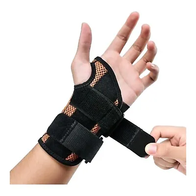 Wrist Supports Daytime Flexible Wrist Splints For Carpal Tunnel Syndrome LH XL • £7.99