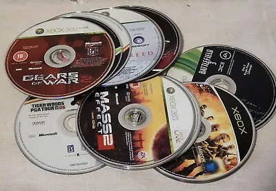 Microsoft Xbox 360 One Games -DISC ONLY Multi Listing All Cleaned And Working • £2.20