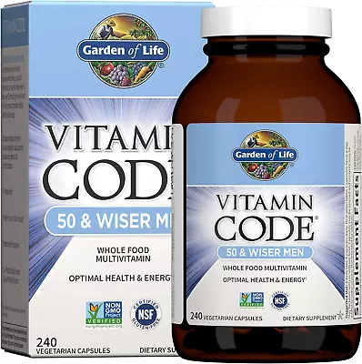 Multivitamin For Men - Vitamin Code 50 & Wiser Men's Raw Whole Food Vitamin Supp • $107.72