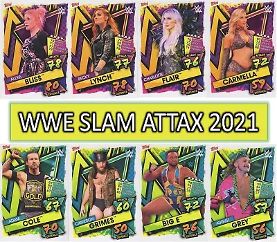 £0.99 • Buy WWE Slam Attax 2021 - SUPERSTAR, TAG TEAM, FACTION & FINISHER Cards #1 To #250