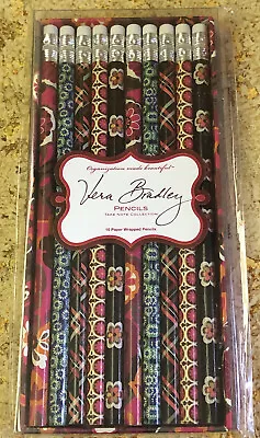 Vera Bradley Bag Retired Patterns PENCILS 10 Paper Wrapped NEW IN PACKAGE • $16