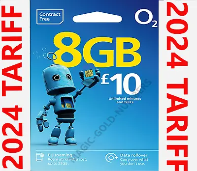 O2 NETWORK PAY AS YOU GO 02 SIM CARD SEALED UNLIMITED CALLS SMS JUST 99p BARGAIN • £0.99