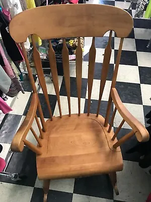 Vintage S. Bent & Bros Colonial Adult Rocking Chair  • $165