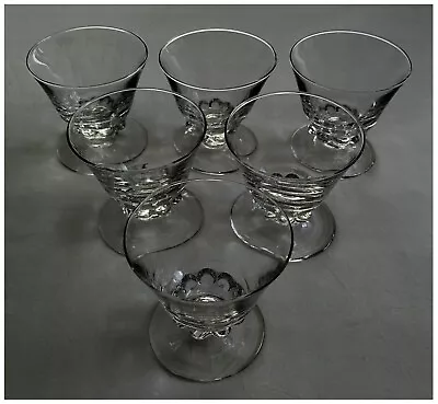 Set Of 6 Weeping Vintage Art Deco Martini Glasses - Please See Description • £18