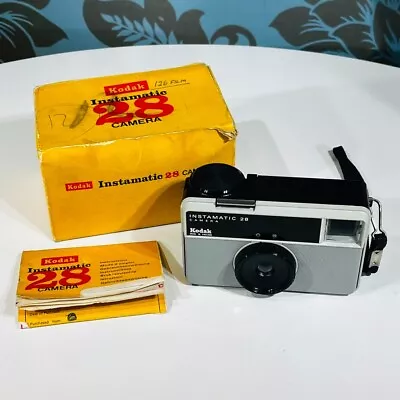 Kodak Instamatic 28 Film Camera Vintage Photography  - Boxed • £4.95