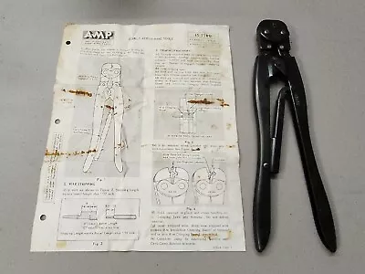 AMP Type-F 18-16 AWG  Ratchet Hand Crimper Crimping Tool • $49.99