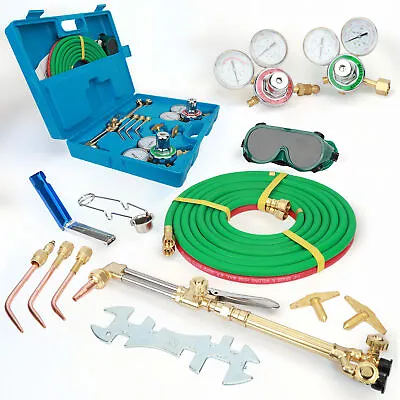 Heavy Duty Oxygen Acetylene Welding Cutting Torch Kit For Victor Compatible • $138.99