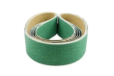 2 X 36 Inch 80 Grit Metal Grinding Zirconia Sanding Belts 6 Pack • $26.19