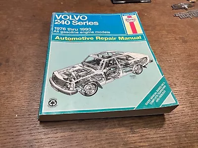 Auto Shop Service Manual Haynes Volvo 240 Series 1976 - 1993 • $9.25