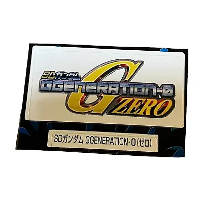 Sony PlayStation 1 PS1 MiniMoni SD Gundam G Generation Zero Memory Card Sticker • $20.80