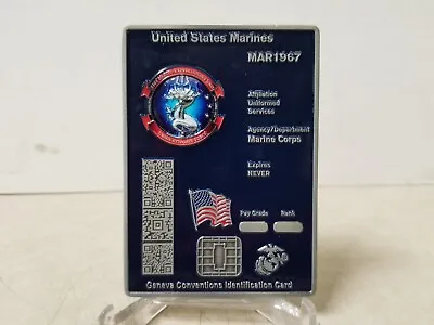 United States Marines Common Access Card Challenge Coin • $60