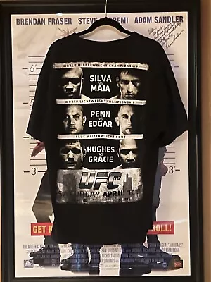 Near Vintage UFC 112 Shirt RARE Gracie Silva Good Condition • $49