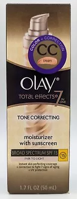 Olay Total Effects 7 In One Tone Correcting Moisturizer With Sunscreen 1.7 Oz • $24.95