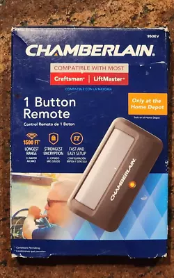 Chamberlain 950EV Single 1-Button Remote Garage Door Or Gate Control Opener • $17.95