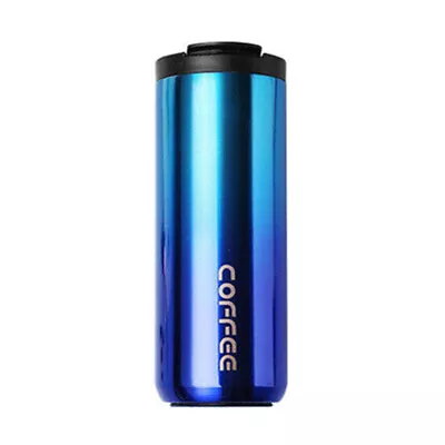 Stainless Steel Coffee Thermal Mug Cup Travel Flask Vacuum Leakproof Bottle UK • £7.99