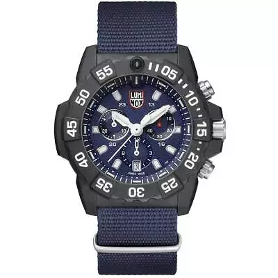 Luminox Men's Watch Navy Seal Quartz Chronograph Blue Dial Strap 3583.ND • $363.71