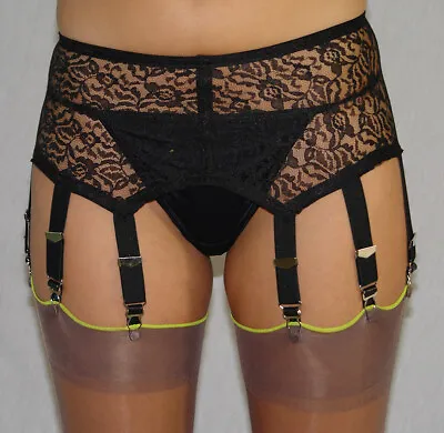 8 Strap Lace Garter Belt Suspender Belt Plus Sizes FREE SHIPPING • $18.95