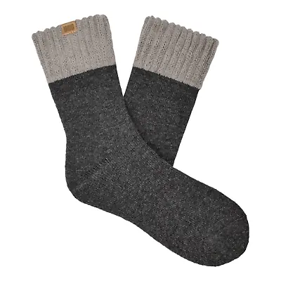 Mens UGG Camdyn Cozy Socks - Charcoal/Seal One Size [1145338] • $28.50