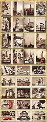 32pcs/Lot Duplicate Retro Posters Old Travel Postcards Wall Decoration Cards Set • $10.55