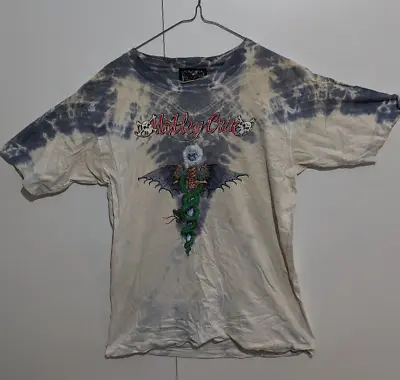 Vintage Motley Crue 1989 Dr. Feelgood Tie Dye Symmetria T Shirt Shout Size L • $190
