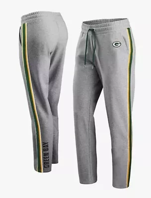 Women's Green Bay Packers Heathered Gray Plus Size Sweatpants 2X • $27.99