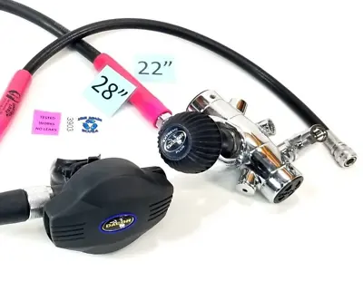 Dacor Extreme Plus Quantum Yoke 1st 2nd Stage Regulator Set Scuba Dive Adjust • $124.95